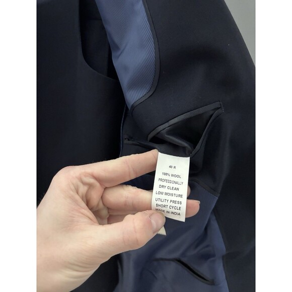 Jos A Bank 1905 Suit Wool 3 Piece Suit Size 40R 34x30 - Picture 4 of 11